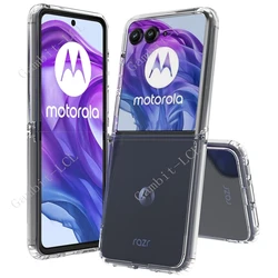 Shockproof Anti - Falling Soft Silicone TPU Case for Razr Plus 2024 (Clear)