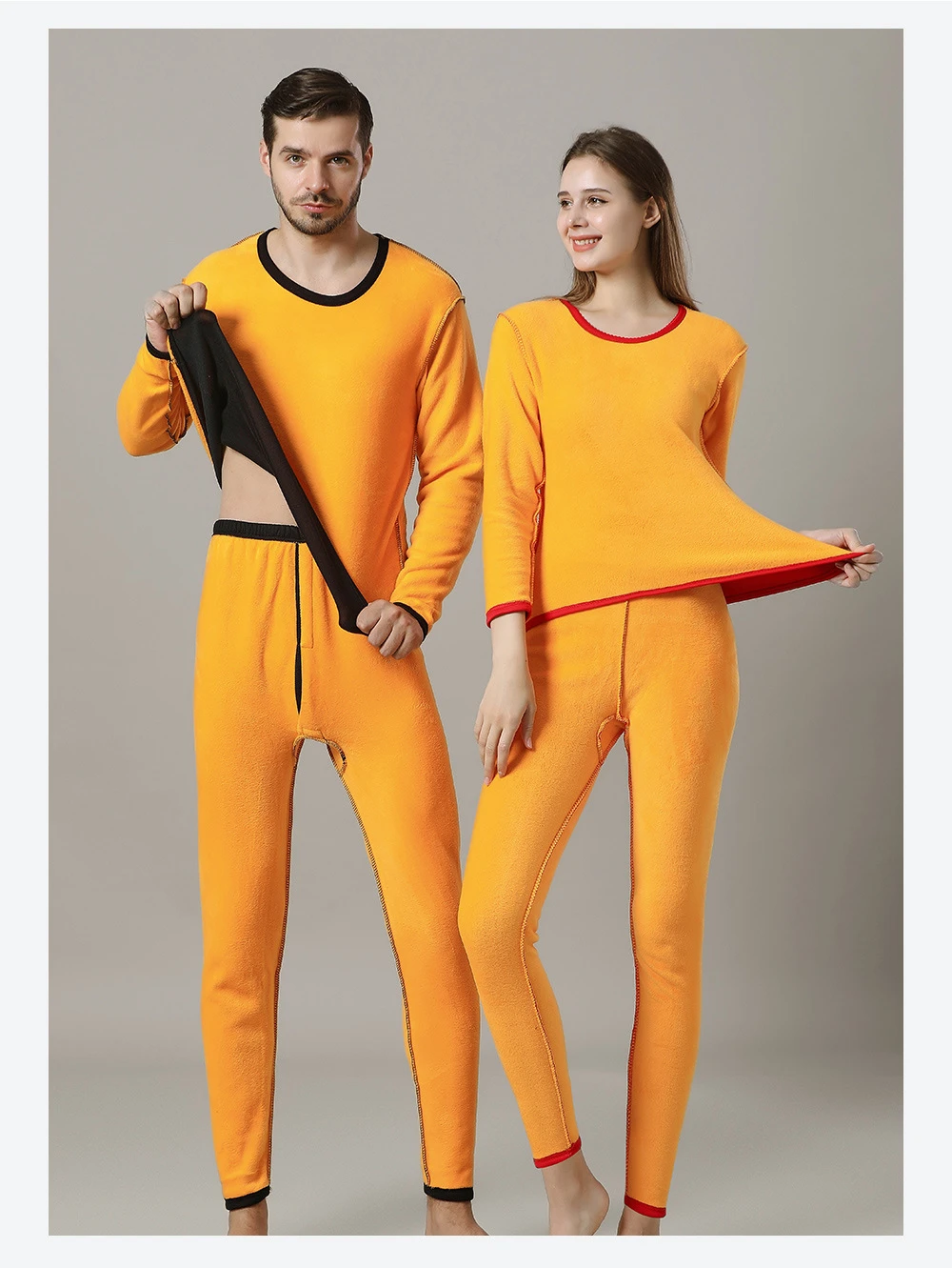 Ensemble Thermique Homme Léger – Haut Et Bas En Coton Doux Pour L’hiver - 11