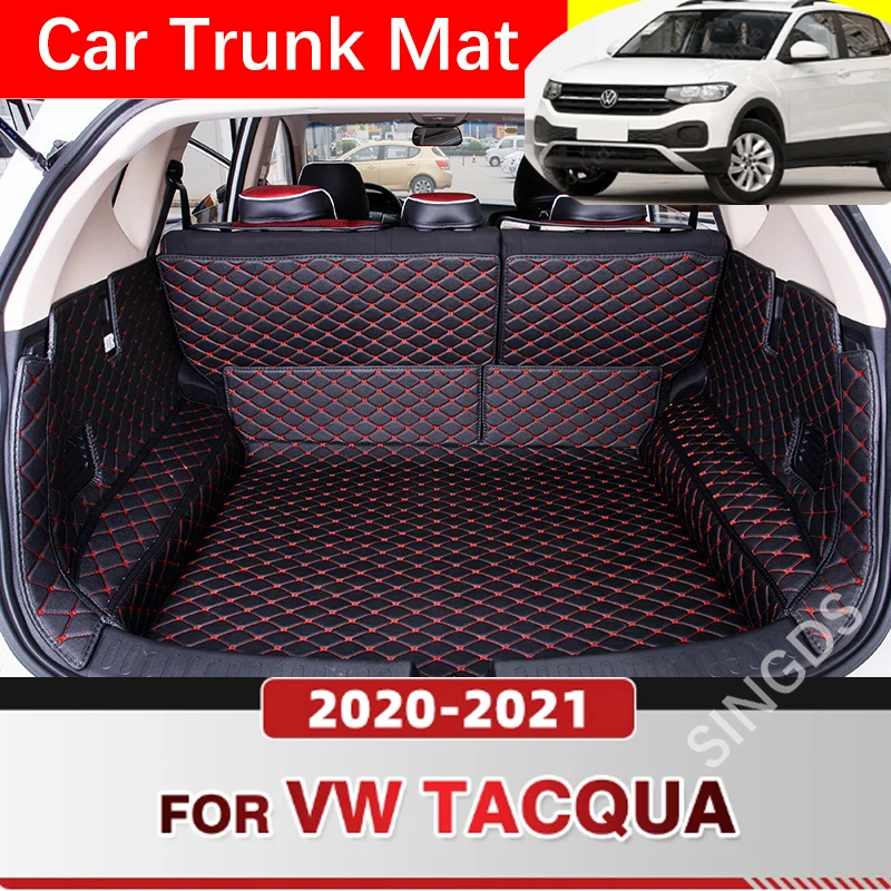

Auto Full Coverage Trunk Mat For VOLKSWAGEN VW Tacqua 2020 2021 Car Boot Cover Pad Cargo Liner Interior Protector Accessories