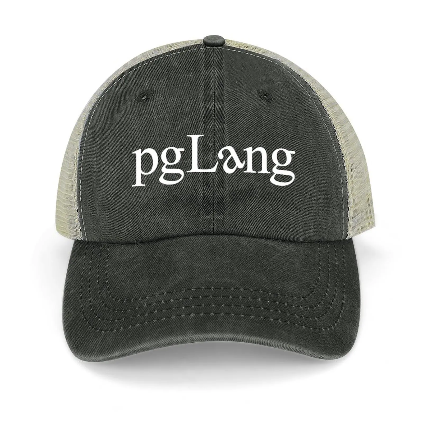 

Pg Lang Merch Pglang Logo Cowboy Hat black Hood Golf Military Tactical Cap Women's Hats 2024 Men's