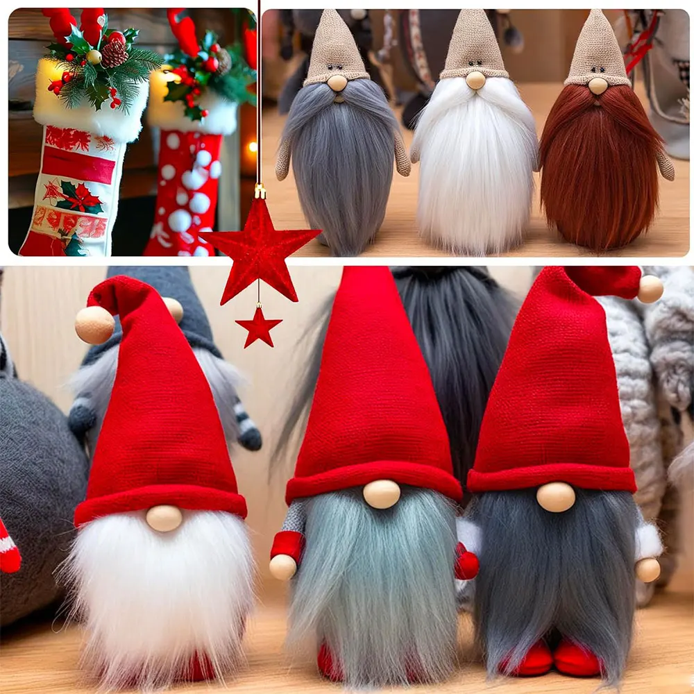 1,5 Meter Kunstfell Stoff Kostüm DIY Soft Supplies Bastelspielzeug Fuzzy für Hut Schuhe Urlaub Kleidung Weihnachtsbaum Dekoration – Detail 3