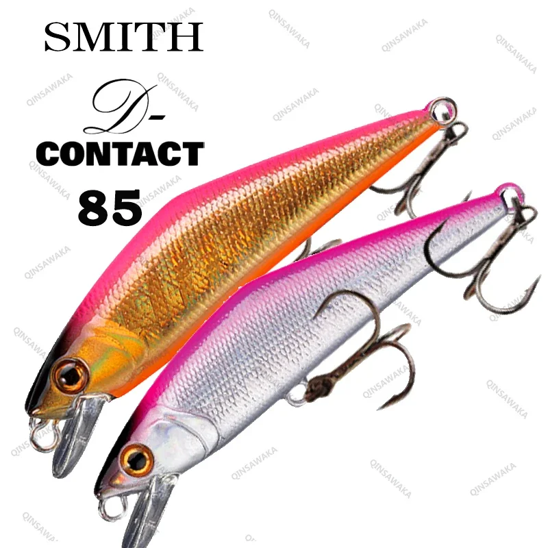 

Сделано в Японии SMITH D-CONTACT 85 мм, 14,5 г, приманка для форели Bass, рыбалка, тяжелый погружной гольян в соленую воду, медленная скорость, подъем вверх по течению