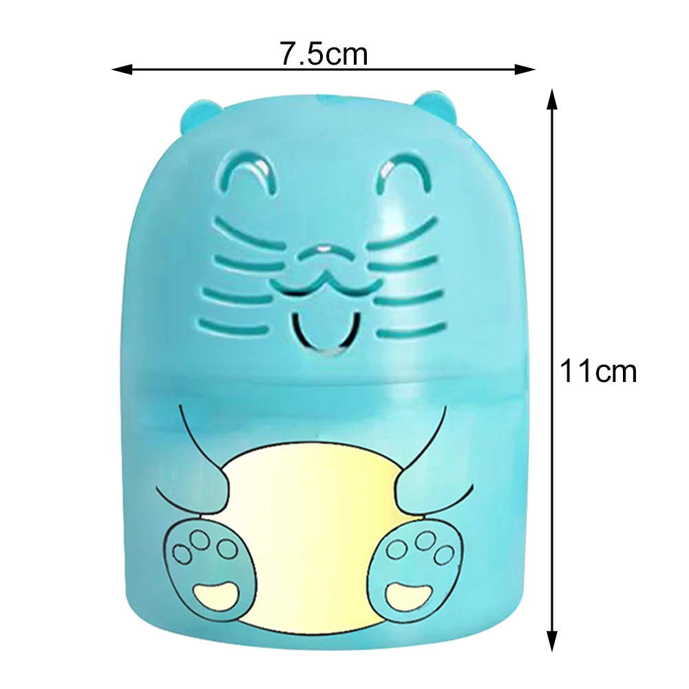 Cute Cat Shape Toilet Deodorizer with Fragrance Effective Cleaning Dirt Urine Stains Deodorizing Cleaners for Home Bathroom