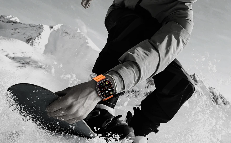Nylonbänder für Apple Watch Ultra 2 Band 49 mm 44 mm 46 mm 42 mm 40 mm 45 mm 41 mm 38 mm elastisches Armband IWatch Serie 10 9 8 7 6 3 SE – Detail 7