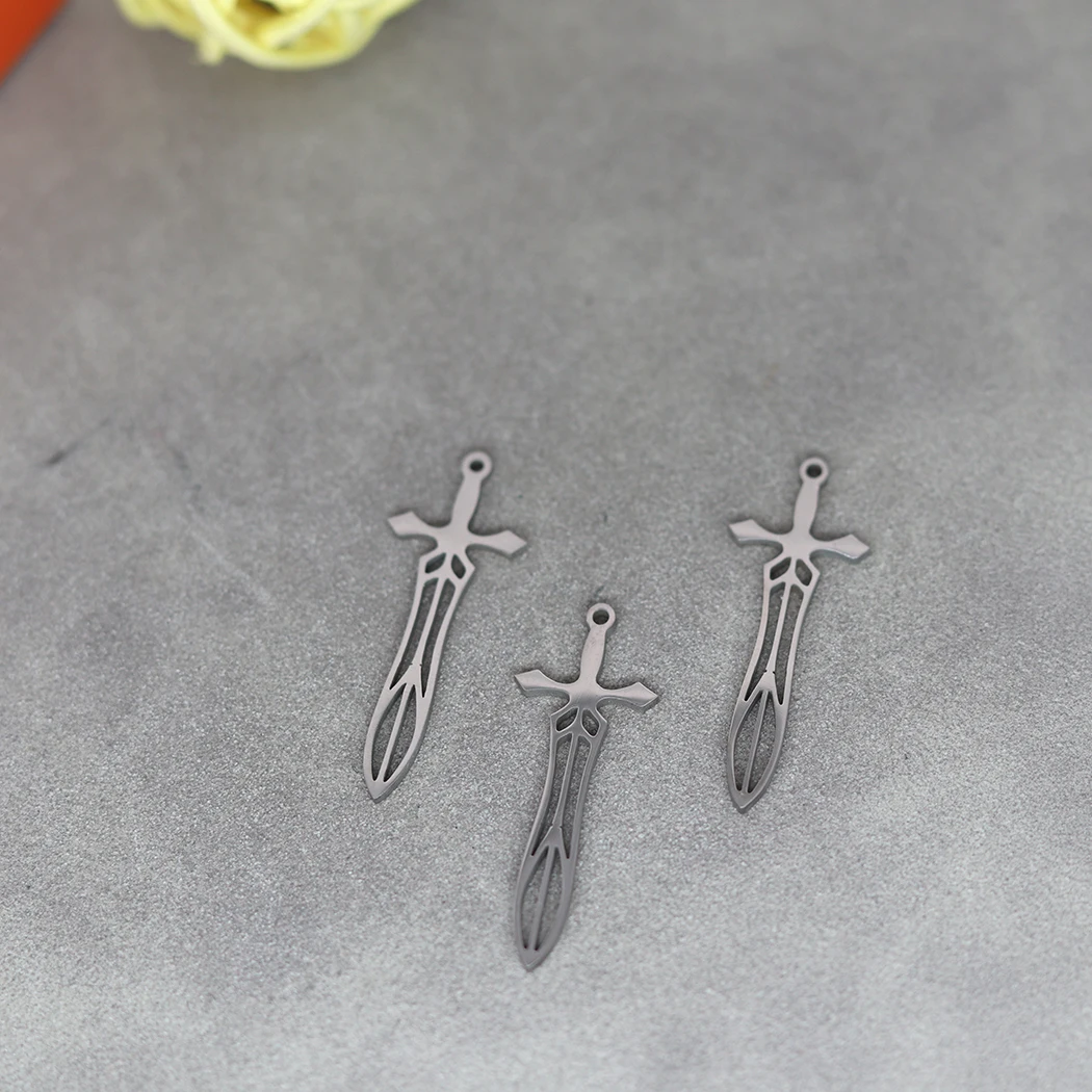 

3 шт., кулон-меч из нержавеющей стали для женщин и мужчин