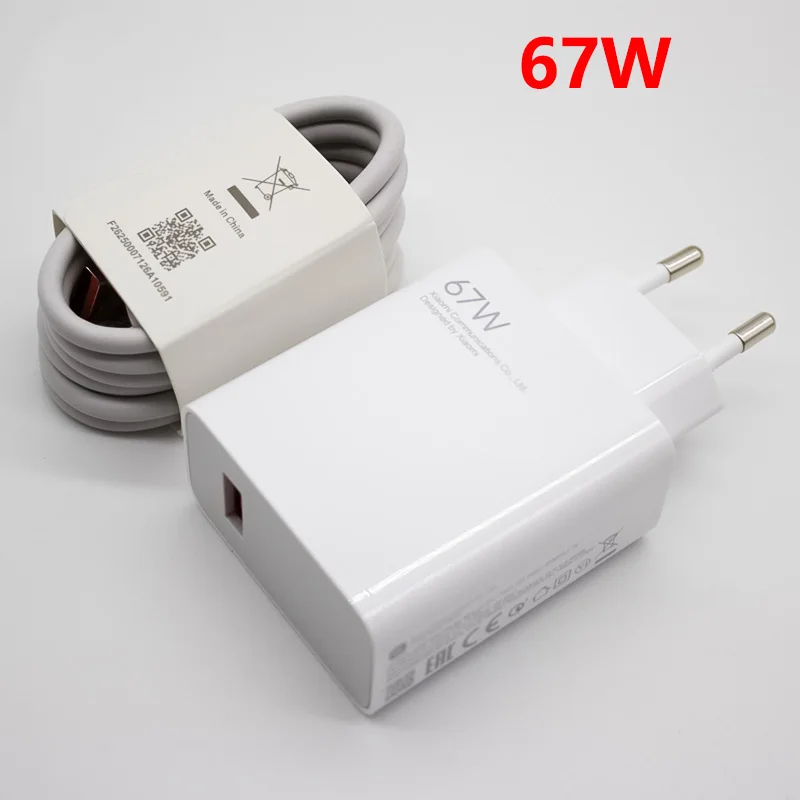 For Xiaomi 67W Fast Charger MDY-12-EH Turbo charge 5A Cable For MI 12 11  Ultra 12S Redmi note 10 11 Pro laptop air 13.3 Notebook