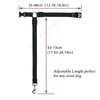 Solid Color 2 in 1 Pet Car Seat Belt Durable Nylon Safety Adjustable Dog Leash for Small Large Dogs Fashion Pet Car Supplies 3