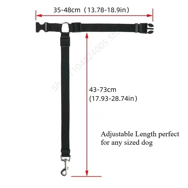 Solid Color 2 in 1 Pet Car Seat Belt Durable Nylon Safety Adjustable Dog Leash for Small Large Dogs Fashion Pet Car Supplies 3