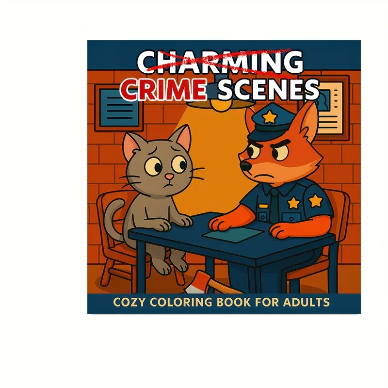 Adorable 28-Page Coloring Book for Adult Stress Relief and Relaxation