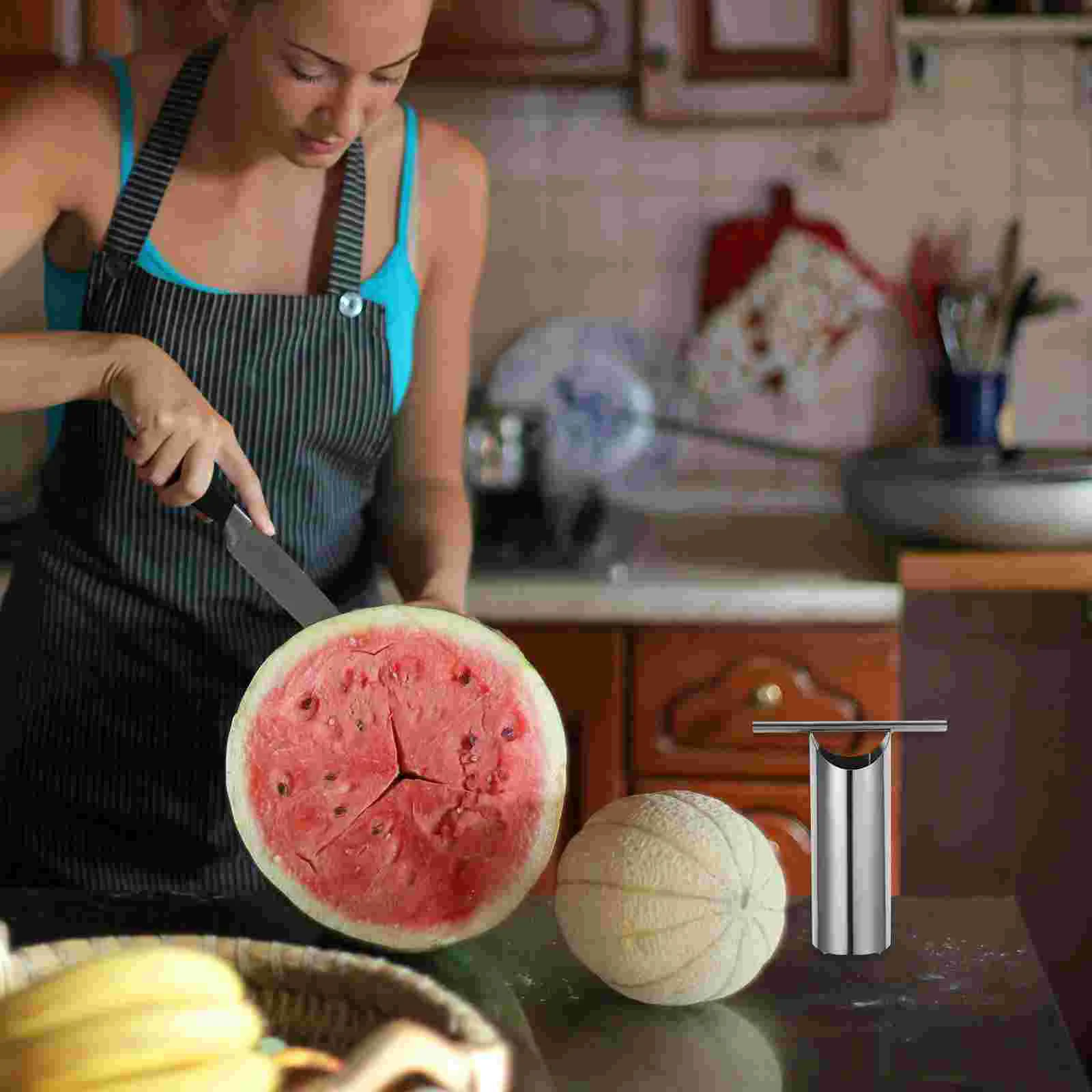 Hole Opener Watermelon Kitchen Supply Cutting Tool Fruit Punch Opening Punching Metal Puncher for Stainless Steel Baby