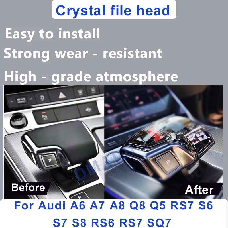 

Crystal Gear Shift Knob for AUDI A6 /A7/A8/Q8/Q5/S6/S7/S8/RS6/RS7/SQ7 2017-2022