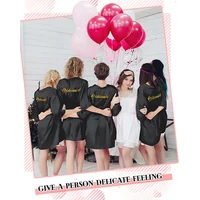 10 Pcs Women Bride Kimono Robe Embroidered Getting Ready Satin Bridesmaid Robes for Wedding Party Bridal Shower - Image 3