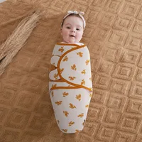 Sleeping Bag For Babies Newborn Cocoon 0-4 Months Baby Swaddle Wrap 100% Cotton Soft Single Layer Thin Sleepsack Boys Girls 2