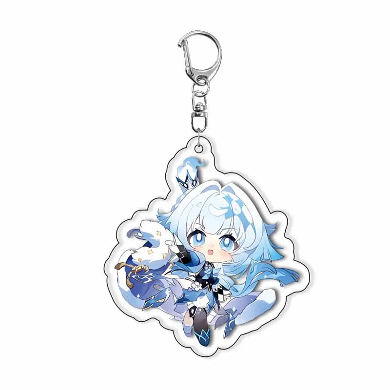 Honkai: Star Rail Cartoon Character Cyrene Keychain - Cute Backpack Pendant & Fan Collectible Gift