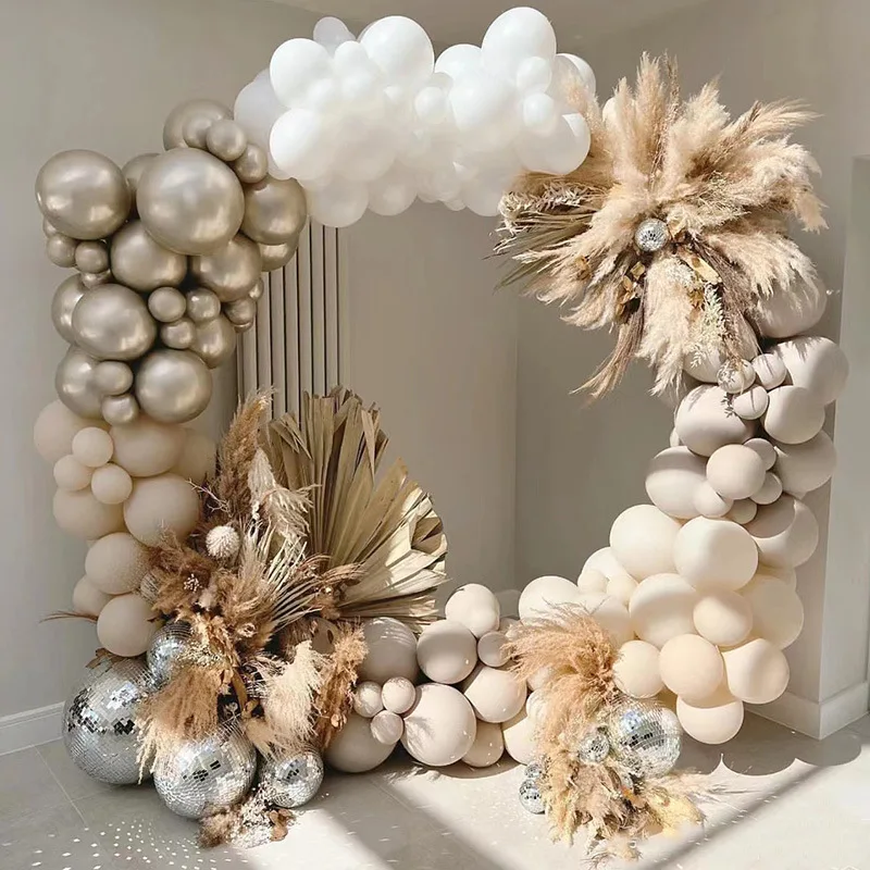 Iron ring balloon arch circular background frame outdoor wedding arrangement supplies background ring flower arch