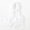 Nouveau Hijabs musulmans pour femmes écharpe mince châles unis Femme Musulman doux Viscose rayonne foulard islamique Turban bandeau 190x85 cm