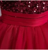 Little Big Girls Backless Sequined Flower Girl Birthday Party Pageant Formal Evening Dress C322 6