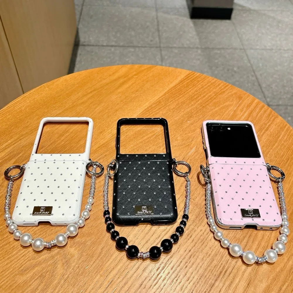 Fashionable Shockproof Bracelet Protective Phone Case - Solid Color Hard Shell
