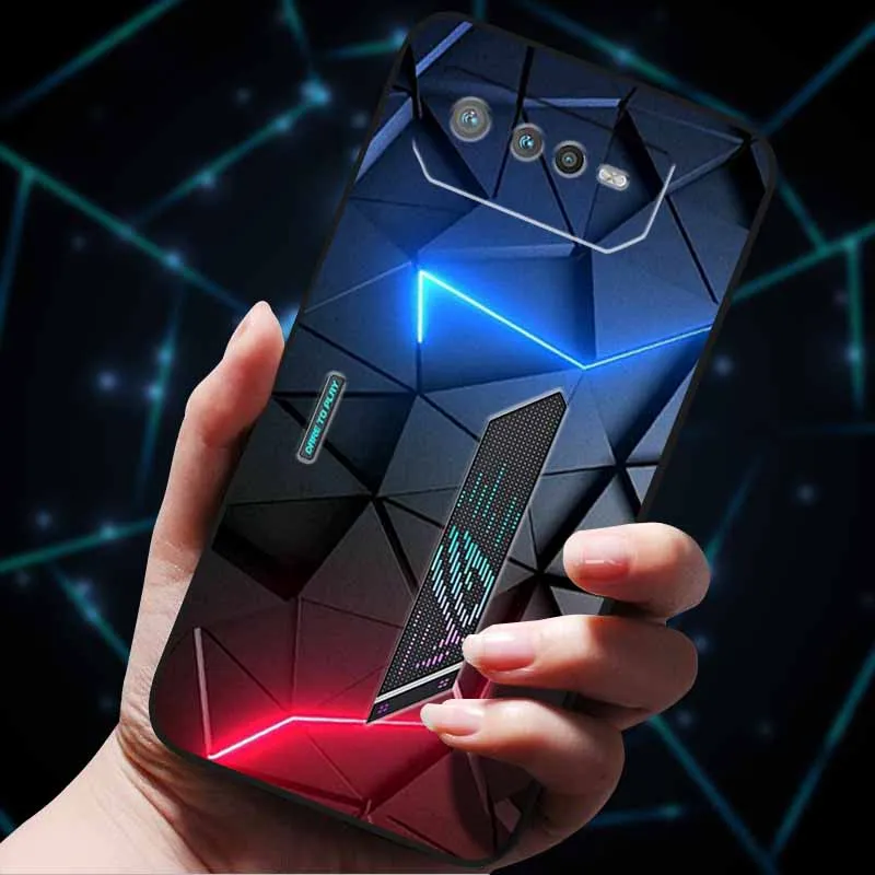 Fashion Soft TPU Silicone Back Case for Asus ROG Phone - Trendy Protective Phone Cover Bumper