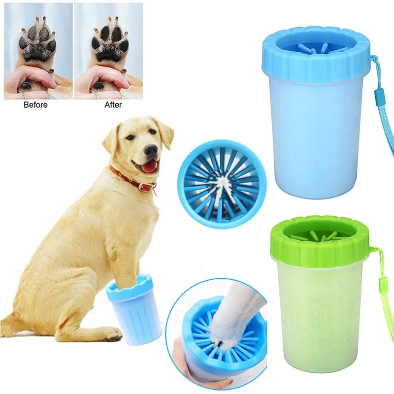 Dog Grooming Muddy Paw Cleaning Cup Dog Small Size Detachable Portable