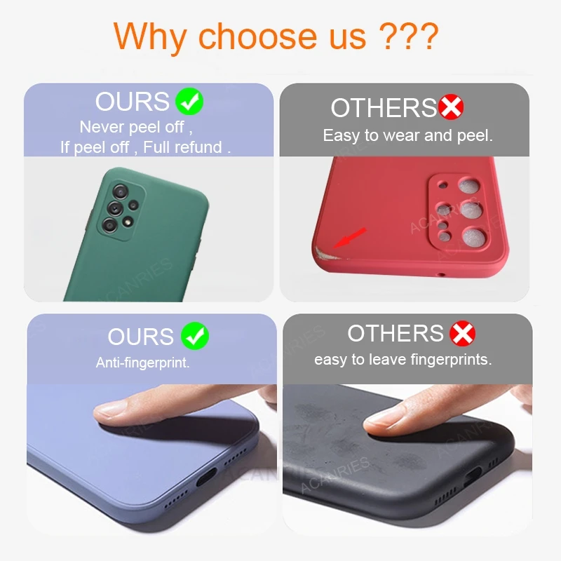 Premium Liquid Silicone Matte Soft Cover