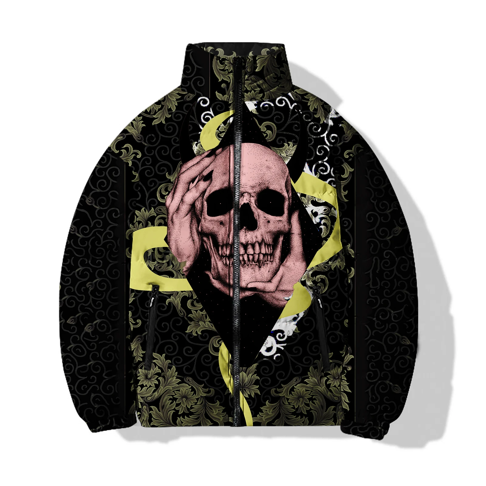 thumbnail image 1 of Chaquetas para hombre Parkas para hombre Abrigo de hombre moderno y versátil Abrigo de invierno de moda Casual Estampado personalizado Agregue algodón y espese Hombre, 1 of 4