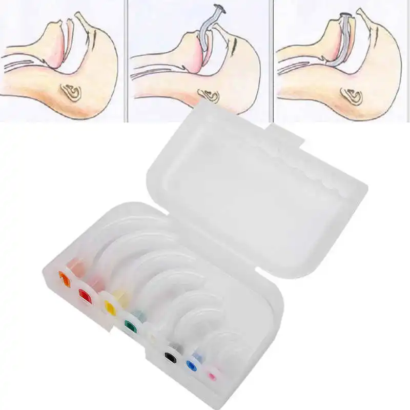 8Pcs Disposable Oropharyngeal Airway Emergency Aid Airway Tube Gas Guide Tube for Assistance Oropharyngeal Aspiration Patient - Image 6