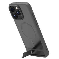 Lereach Magnetic Stand Phone Case with Adjustable Stand and Drop Protection - iPhone 16 Pro Max (GRAY)