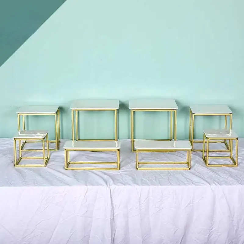 Wedding Cake Stand Food Bread Flower Dessert Holder Meeting Tea CupCake Stand Banquet Store Opening Candy Rack