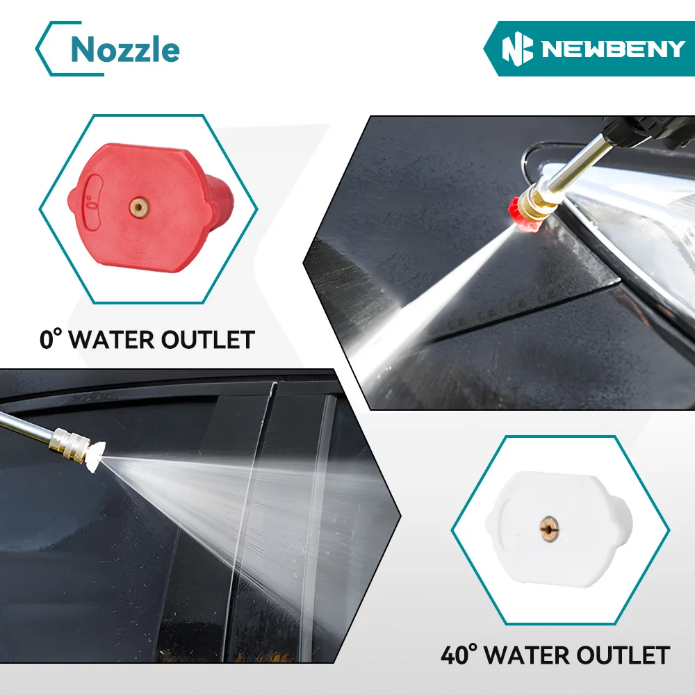 YOFIDRA 600W High Pressure Electric Car Washer Gun Cordless Water Spray Cleaner Gun Garden Power Tools for Makita 21V Battery 6