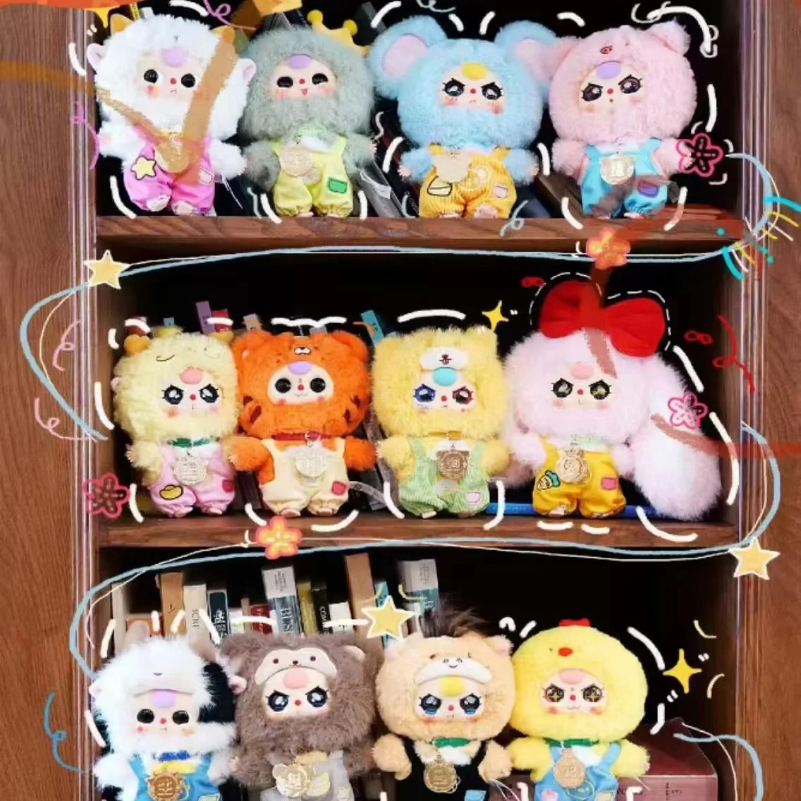 new Baby Three v2 Chinese zodiac Series Blind Box Action