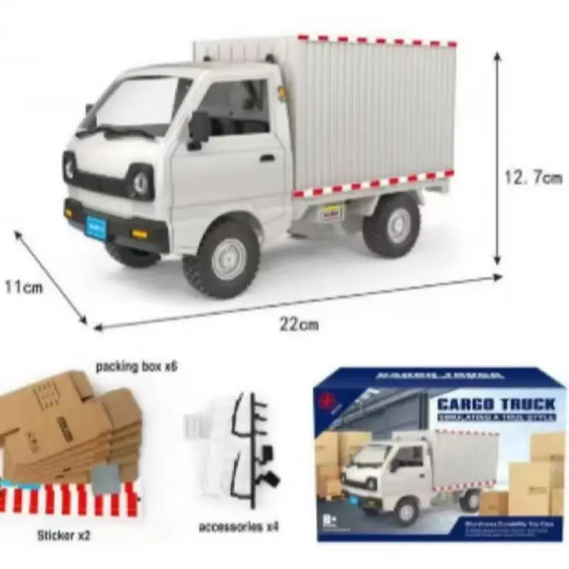 1:16 Wpl D12   峭, Rc ڵ, Wuling Hongguang ùķ̼ 帮Ʈ  Ʈ , ̿ LED Ʈ ȭ