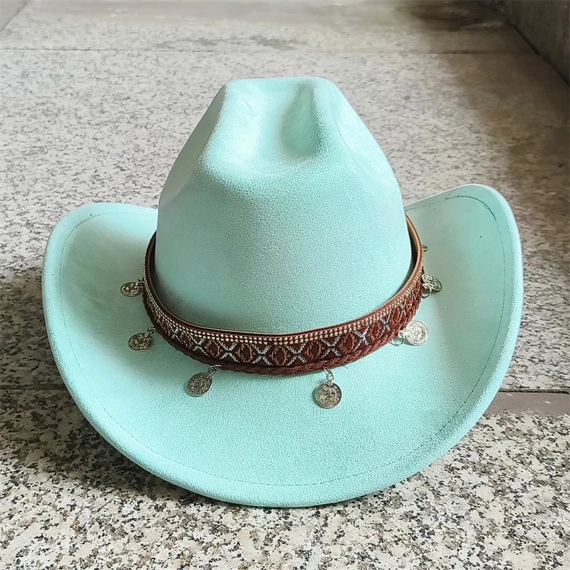 Cowboy hats for men and women autumn winter