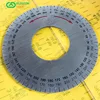 150x60x2mm Stainless steel decorative plate Machine tool 360 degree Stainless steel dial scale disc tool 2