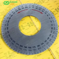 150x60x2mm Stainless steel decorative plate Machine tool 360 degree Stainless steel dial scale disc tool 2