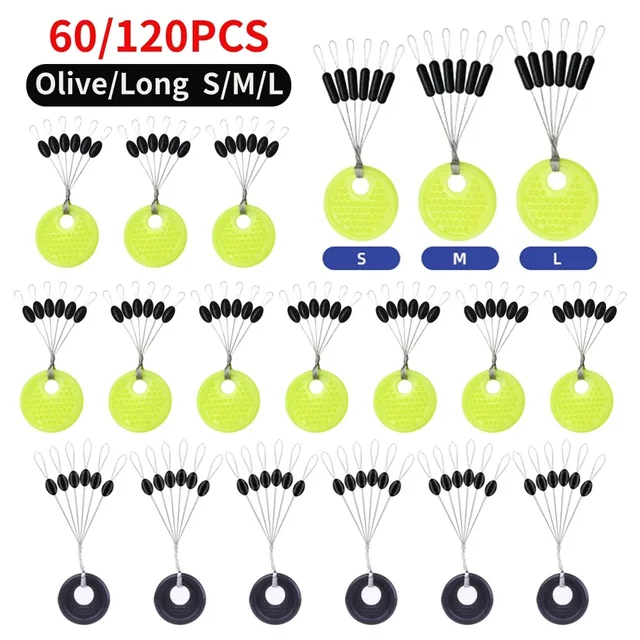 Rubber Space Beans Fishing Stoppers 1