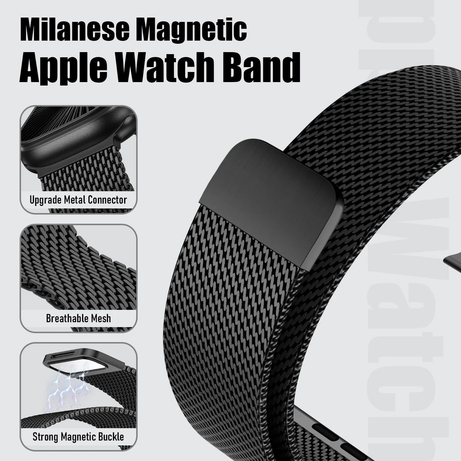 Premium Milanese Magnetic Metal Wristband