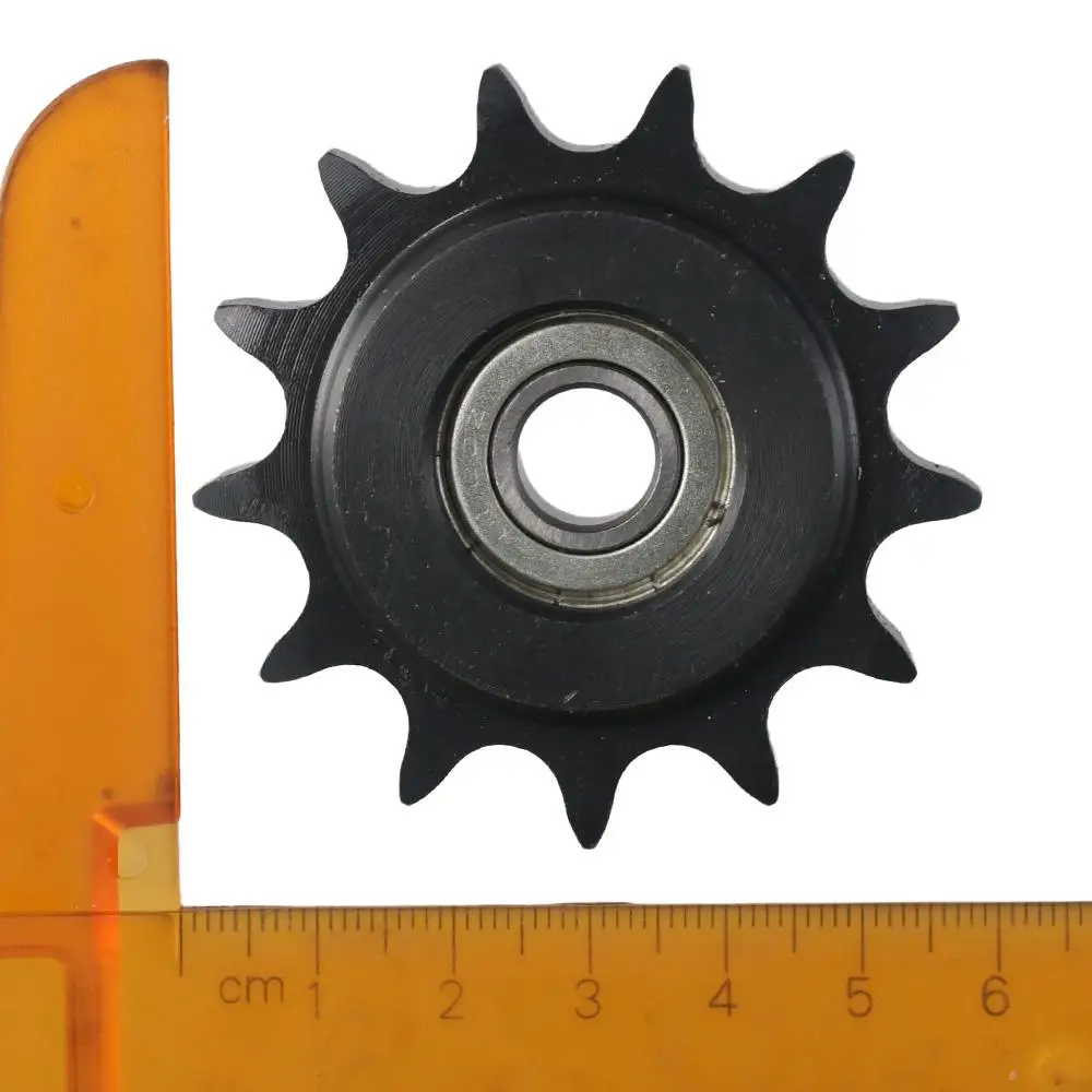 10mm Bore 1/2" Pitch Chain Idler Sprocket 13 Tooth C45 Carbon Steel Convex Idler Gear Sprocket Tensioner for ISO 08B Chains chain idler sprocket