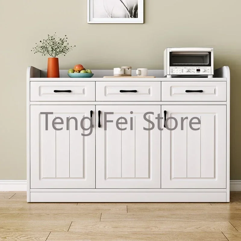 Drawers Wooden Sideboard Display Storage Locker Nordic Kitchen Sideboard Living Room Luxury Keuken Kast Kitchen Furniture SR50CG