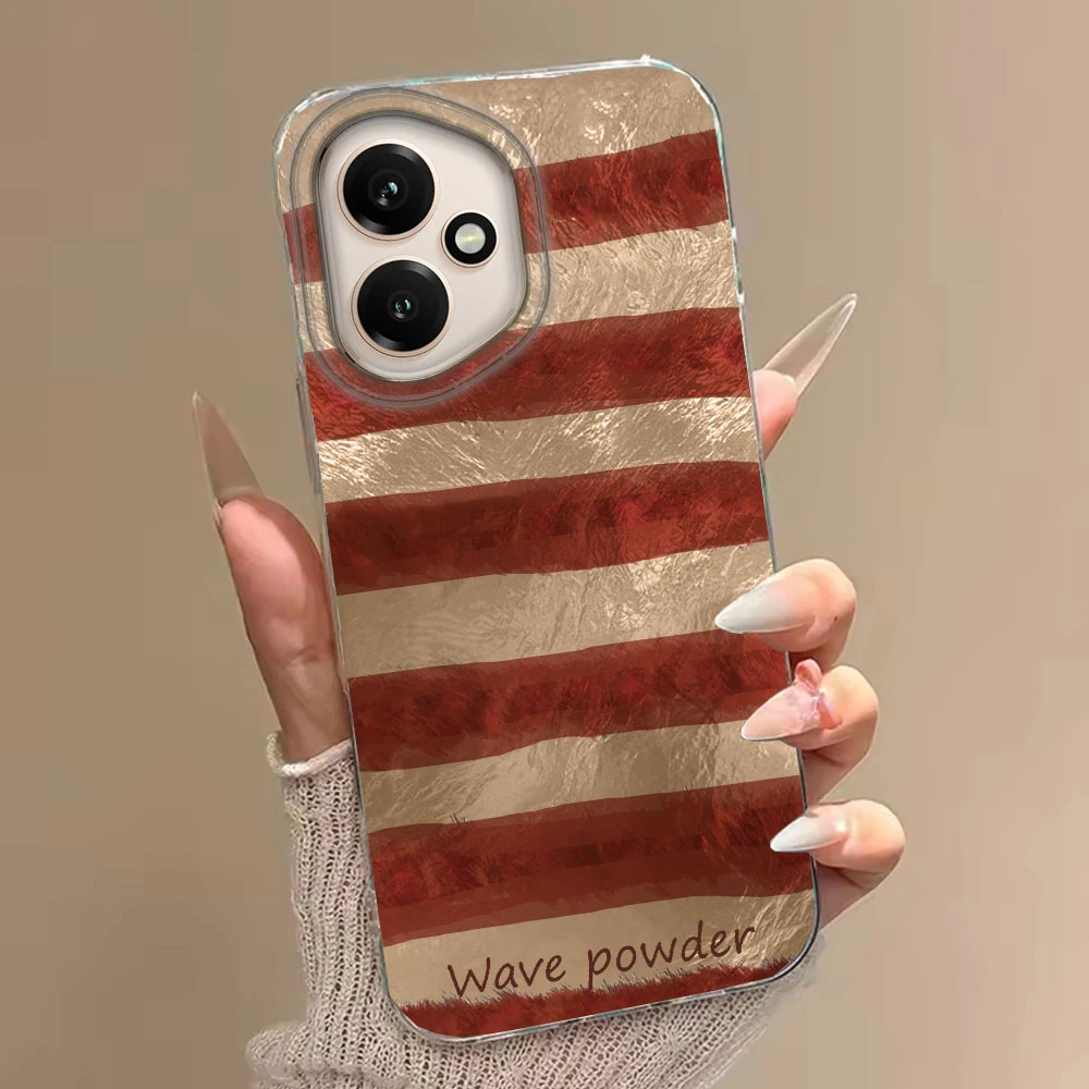 Color Striped Minimalist Phone Case Cover