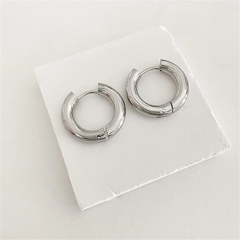 kshmir Fashion Titanium Steel Earrings Daily metal ring earrings Earrings women's accessories Jewelry gift free hoop earrings stud earrings drop earrings dangle earrings silver jewelry crystal earrings long earrings pendant earrings geometric earrings golden earrings