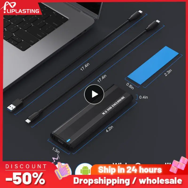 Custodia Ssd M2 Da 10Gbps Nvme Sata Dual Protocol M.2 A Usb Type C 3.1 Adattatore Ssd Per Nvme Pcie Ngff Sata Ssd Disk Box M.2 Ssd Case