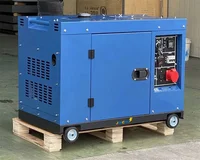 Petit groupe électrogène diesel monophasé 6KVA 8KW 9KVA 10KVA 12KW, onduleur électrique domestique diesel 10-20KW 1