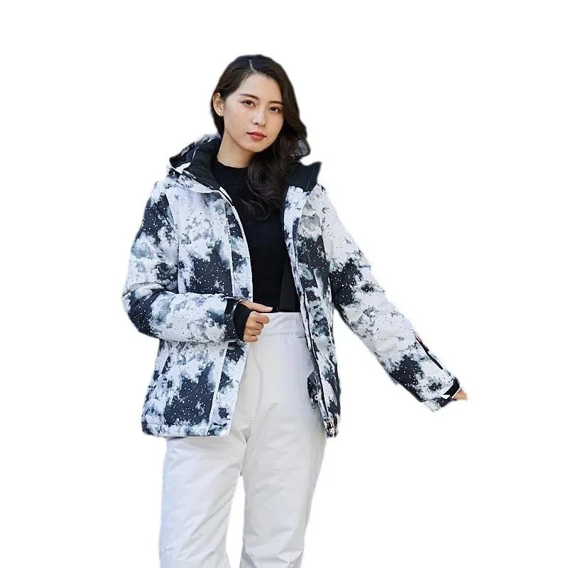 Ski Jacket For Women's Single Board Double Board Mountaineering Outdoor Skiing Windproof Waterproof And Warm Top