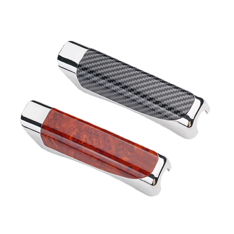 Car HandBrake Carbon Fiber Cover Hand Brake Handle Anti-slip Protector Sleeves Interior HandBrake Cover Decor Accessories
