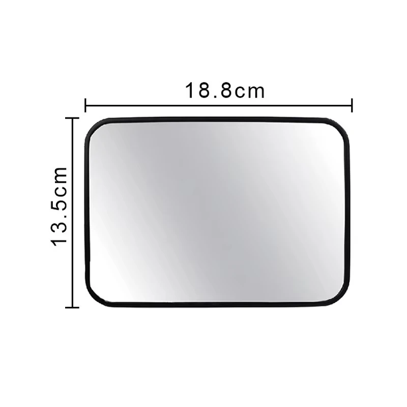 Car Safety Rearview Mirror for Baby Child Seat Headrest Mount Square Safety Monitor Rear Seat