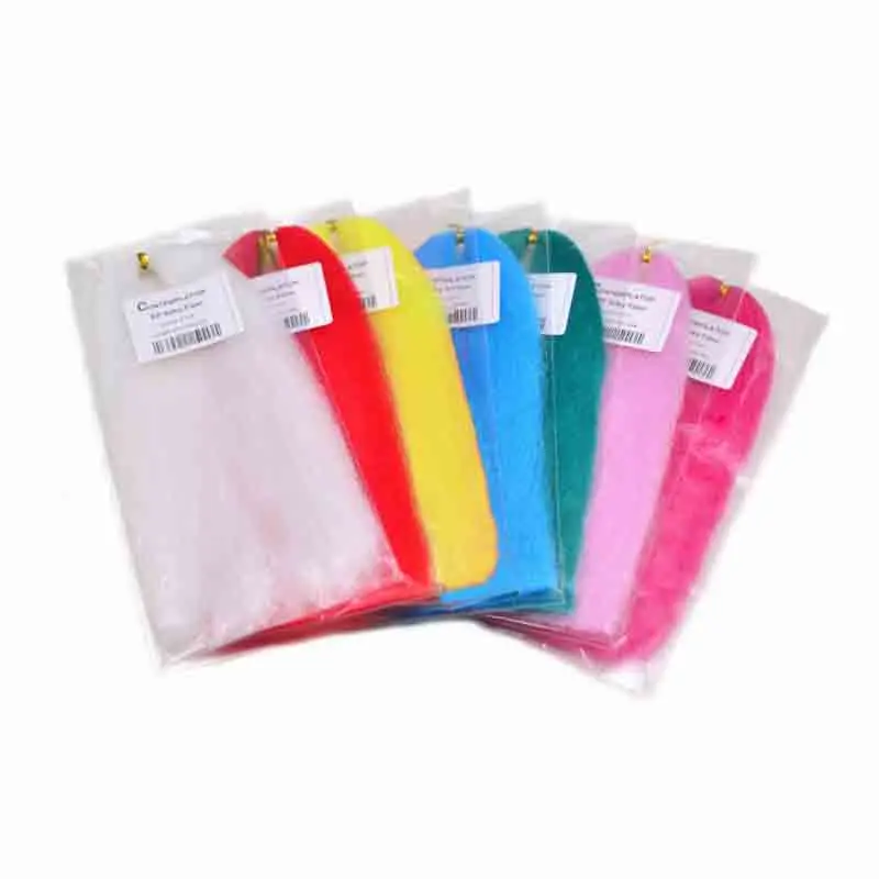 Silky EP Fiber Fluffy Synthetic Fly Tying Fibers 7colors/pack Soft Material For Parachute Posts Emerger Shucks Trout Flies