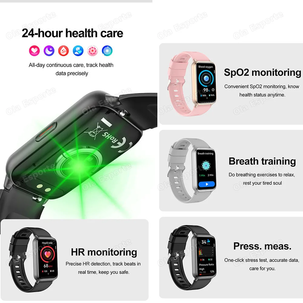 남녀 스포츠 스마트워치 방수 1.47인치 AMOLED 스크린 블루투스 통화 음성 제어 NFC 스마트워치 심박수 수면 모니터