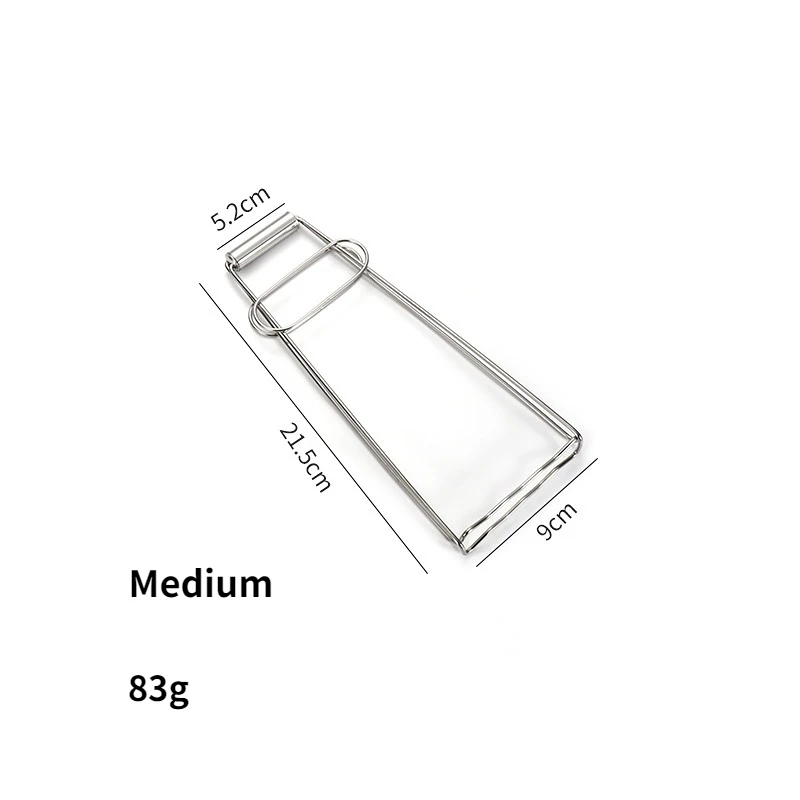 Stainless Steel Foldable Hot Dish Clamp Anti-Scald Bowl Clip Plate Pot Gripper Kitchen Utensil Holder Tool face protector