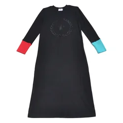 Embroidered Family Matching Clothing Set: Robe, Maxi Dress, Baby Rompers, Boys Pajamas - 8 (Dress)
